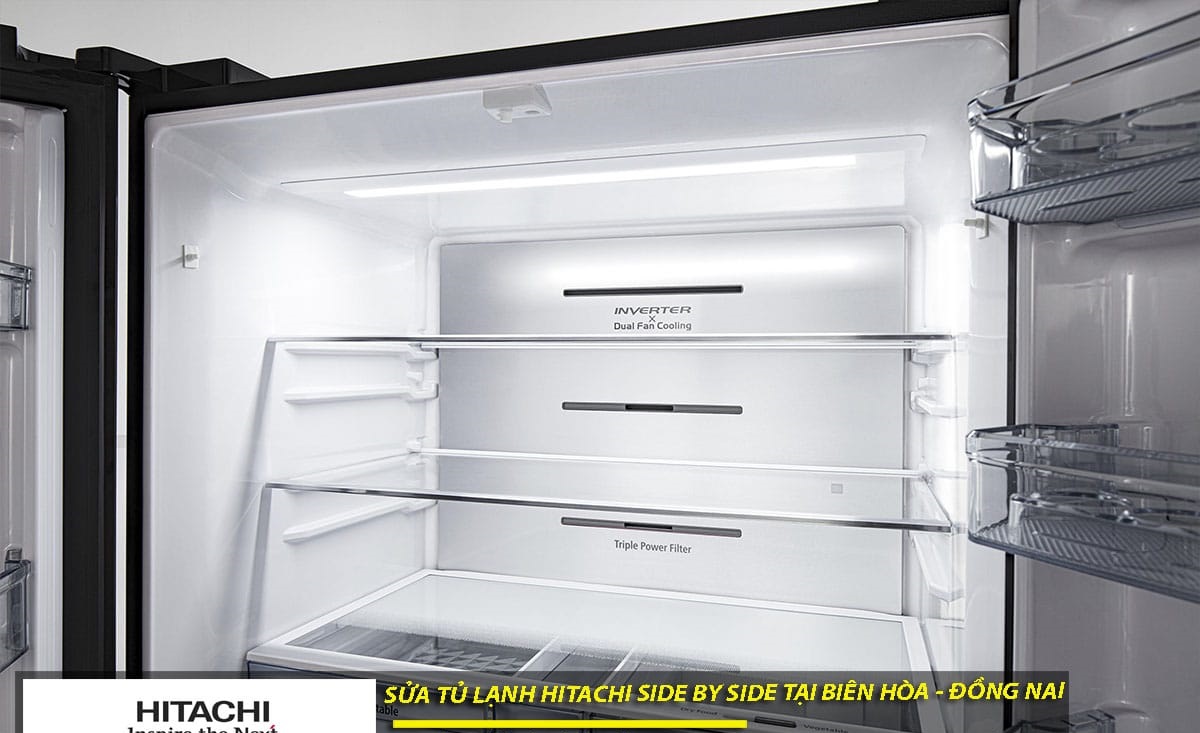 Dịch vụ sửa tủ lạnh Hitachi side by side tại Biên Hòa – Đồng Nai